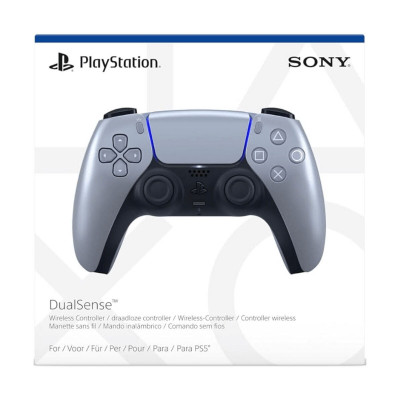 Controller per PS5 DualSense Sony gamepad Argentato