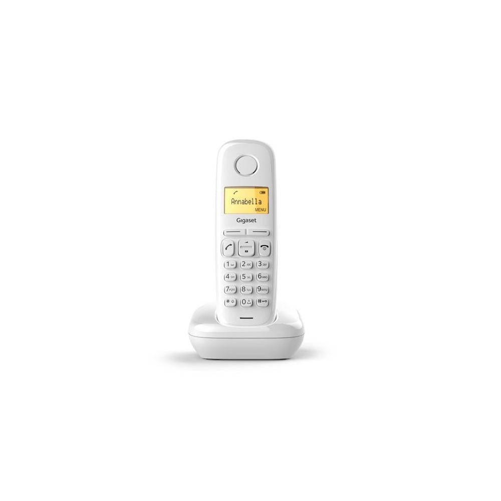 GIGASET A170 (BIANCO) - TELEFONO CORDLESS - FUNZIONE SVEGLIA