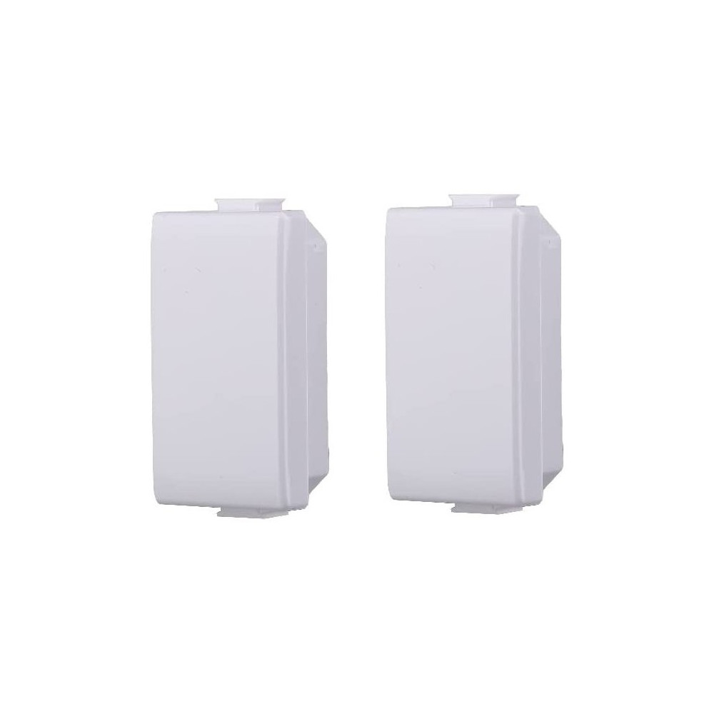 ETTROIT FALSO POLO 1 MODULO (2PZ) - SERIE SOLAR - BIANCO (MT0100) Compatibile BTicino Matix