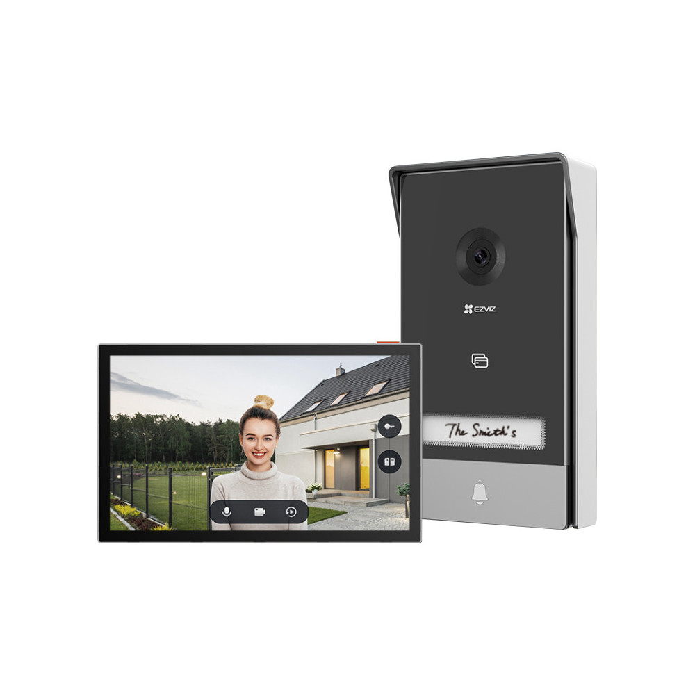 EZVIZ HP7 - VIDEOCITOFONO - 2K - SCHERMO TOUCH 7 - CONTROLLO REMOTO - RILEVAMENTO MOVIMENTO - AUDIO BIDIREZIONALE - SBLOCCO RFID