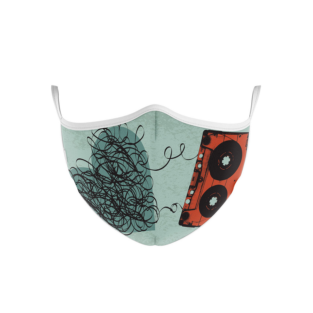 MASCHERINA ULTRA STYLE IN TNT DOPPIO STRATO - MUSIC CONNECTION-L