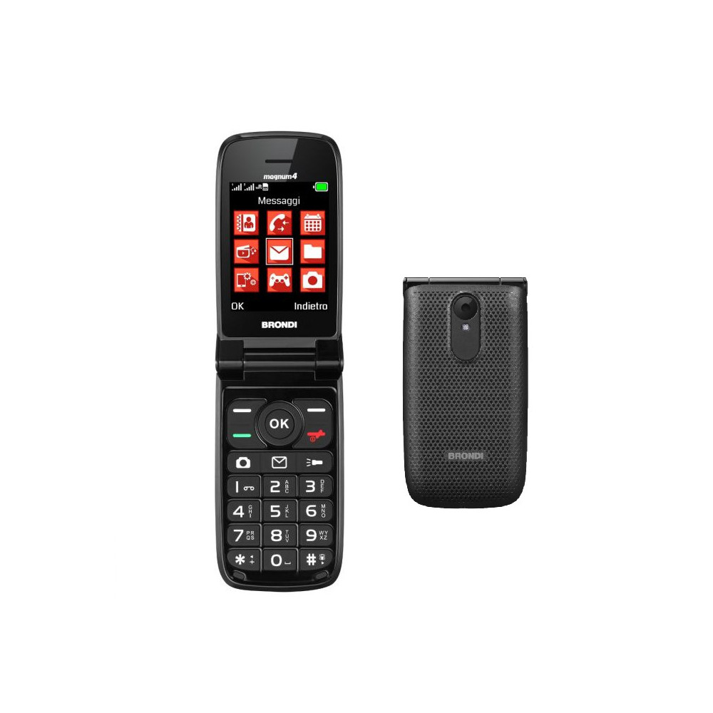 BRONDI MAGNUM 4 (NERO) - TELEFONO CELLULARE SENIOR