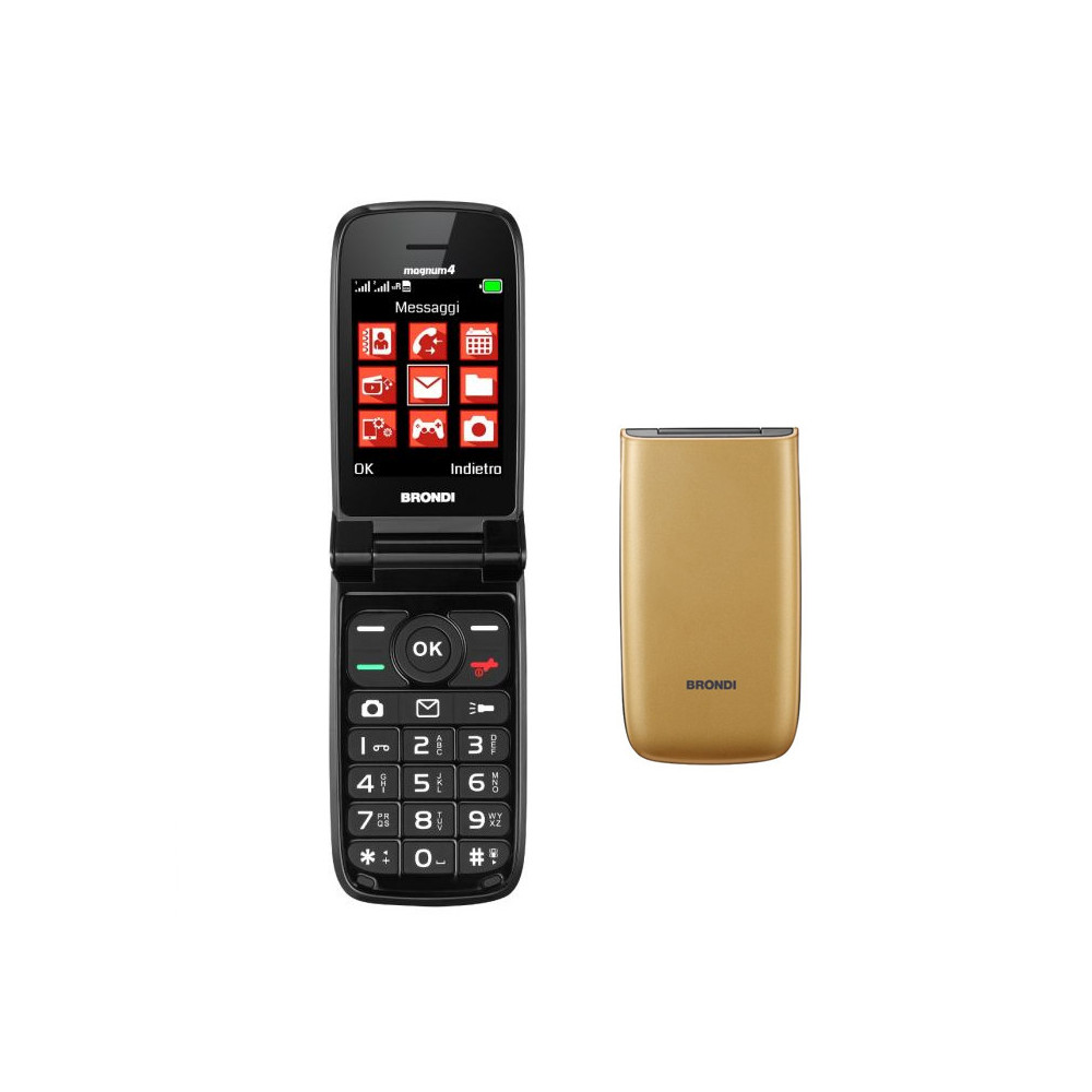 BRONDI MAGNUM 4 (ORO) - TELEFONO CELLULARE SENIOR