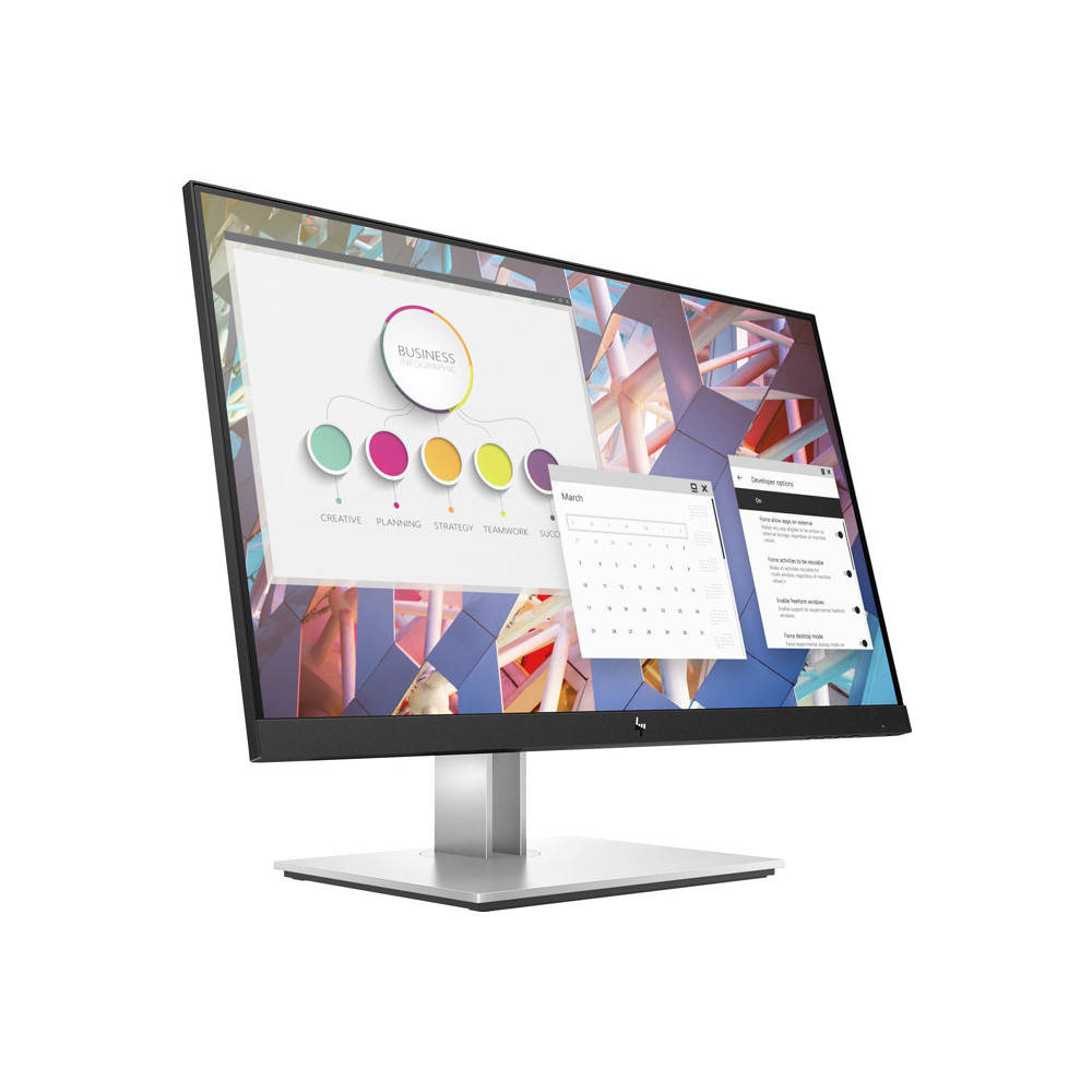 HP E24 G4 (9VF99AT) - MONITOR 24 IPS FHD - HDMI - DISPALY PORT - VGA - USB - ESTENSIONE GARANZIA 3Y