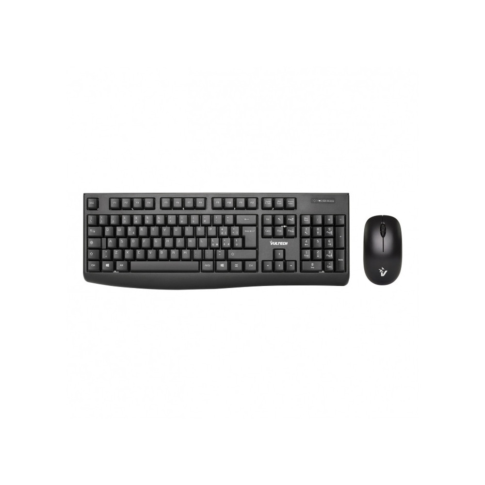 VULTECH KM-821W - KIT WIRELESS TASTIERA + MOUSE CON 1600 DPI REGOLABILI