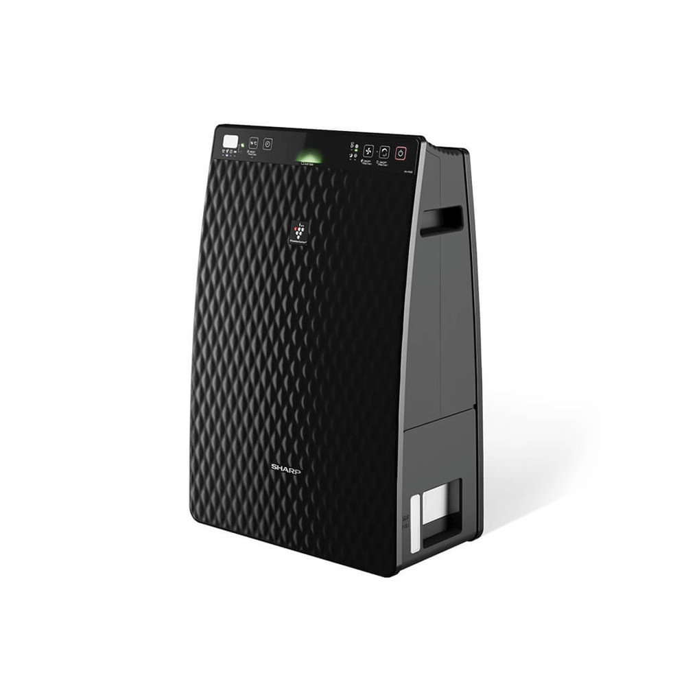 SHARP UA-HG30E-B - PURIFICATORE ARIA - FLUSSO ARIA 180 M3/H - FILTRAGGIO A 3 LIVELLI - PLASMACLUSTER - FUNZIONE UMIDIFICANTE - N