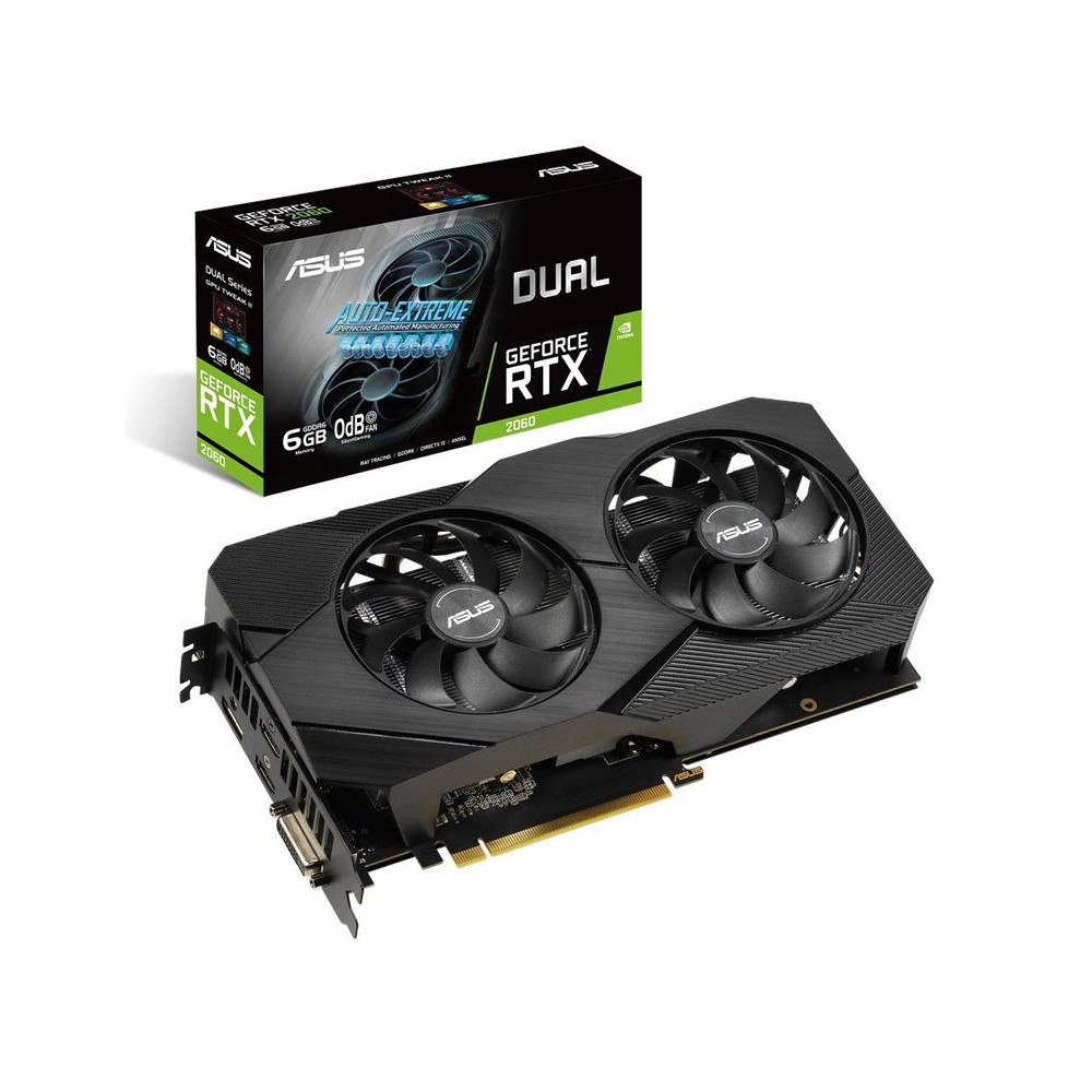ASUS DUAL GEFORCE RTX 2060 EVO 6GB GDDR6X - SCHEDA VIDEO (90YV0CH4-M0NA00)