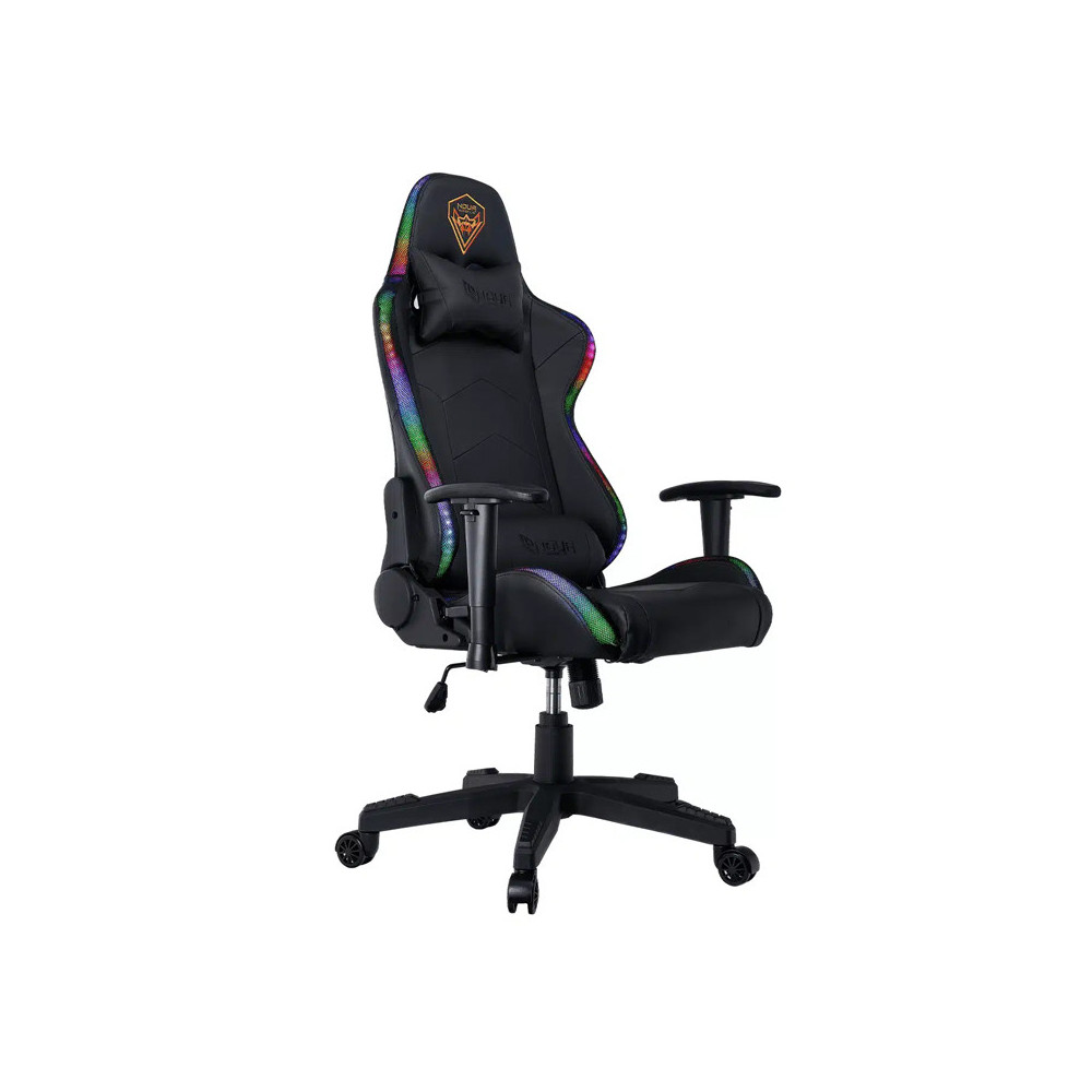 NOUA MAO M7 BLACK RGB - SEDIA GAMING - BRACCIOLI 3D -SCHIENALE RECLINABILE
