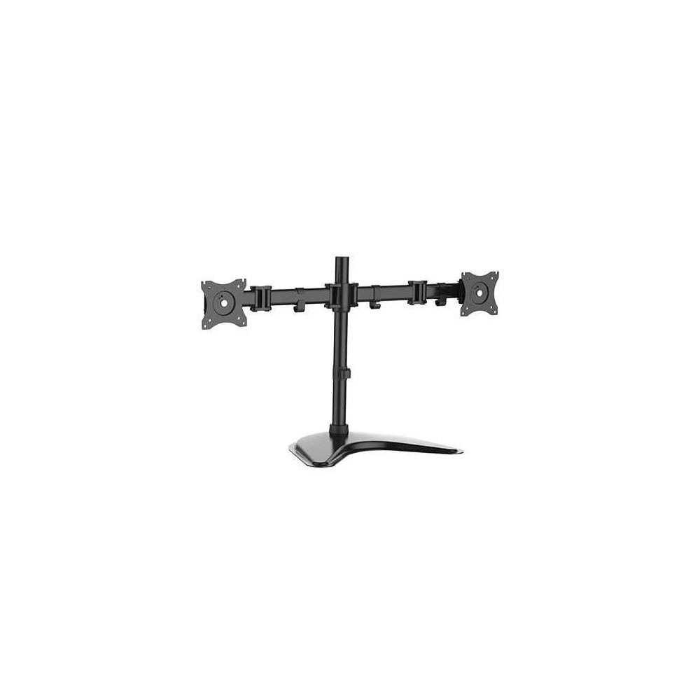 LINK LKBR08 - STAFFA DA TAVOLO A 3 SNODI CON BASE PER 2 MONITOR 13/27 - MAX 8 KG - VESA 75/100