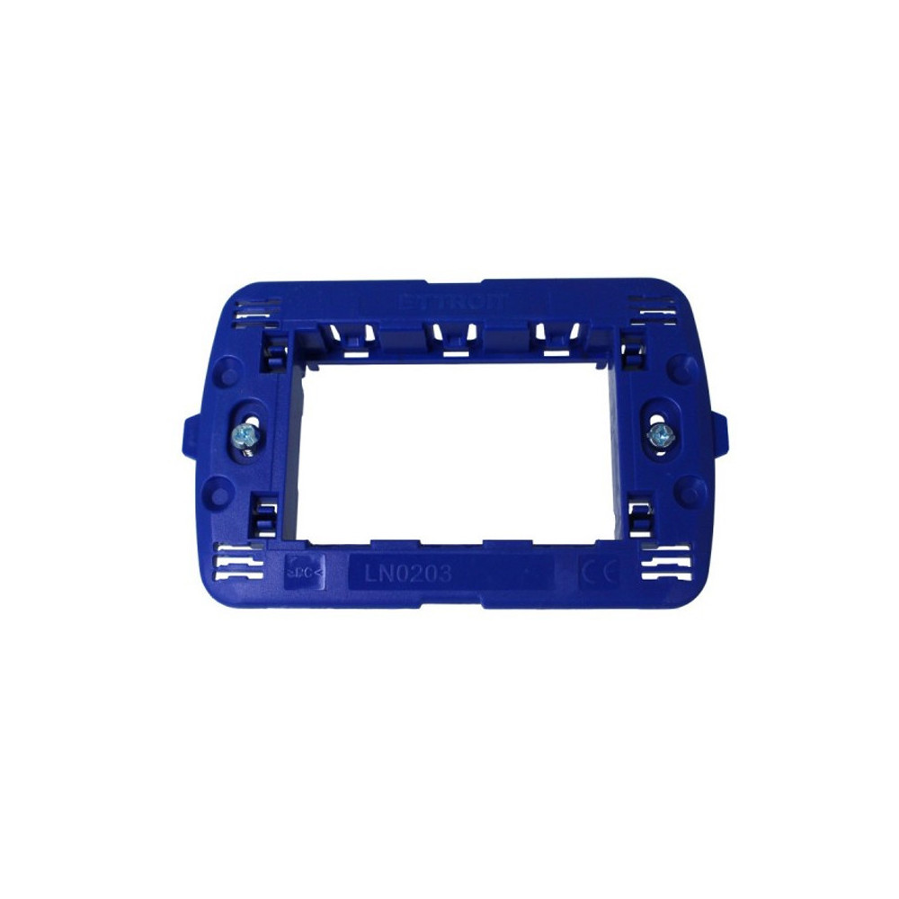 ETTROIT SUPPORTO 3 MODULI - SERIE SPACE (LN0203) Compatibile BTicino Living