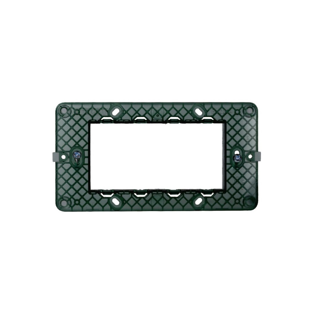 ETTROIT SUPPORTO 4 MODULI - SERIE STARLIGHT (EV0204) Compatibile Vimar Plana