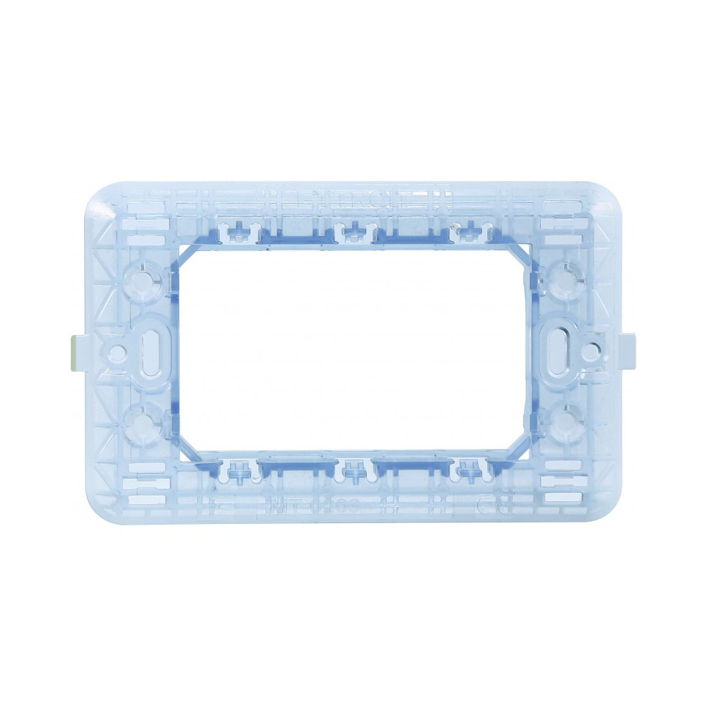 ETTROIT SUPPORTO 3 MODULI - SERIE SOLAR (MT0203) Compatibile BTicino Matix