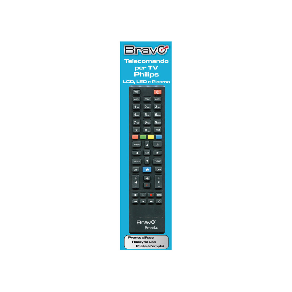 BRAVO BRAND 4 (90202064) - TELECOMANDO COMPATIBILE PER TV PHILIPS