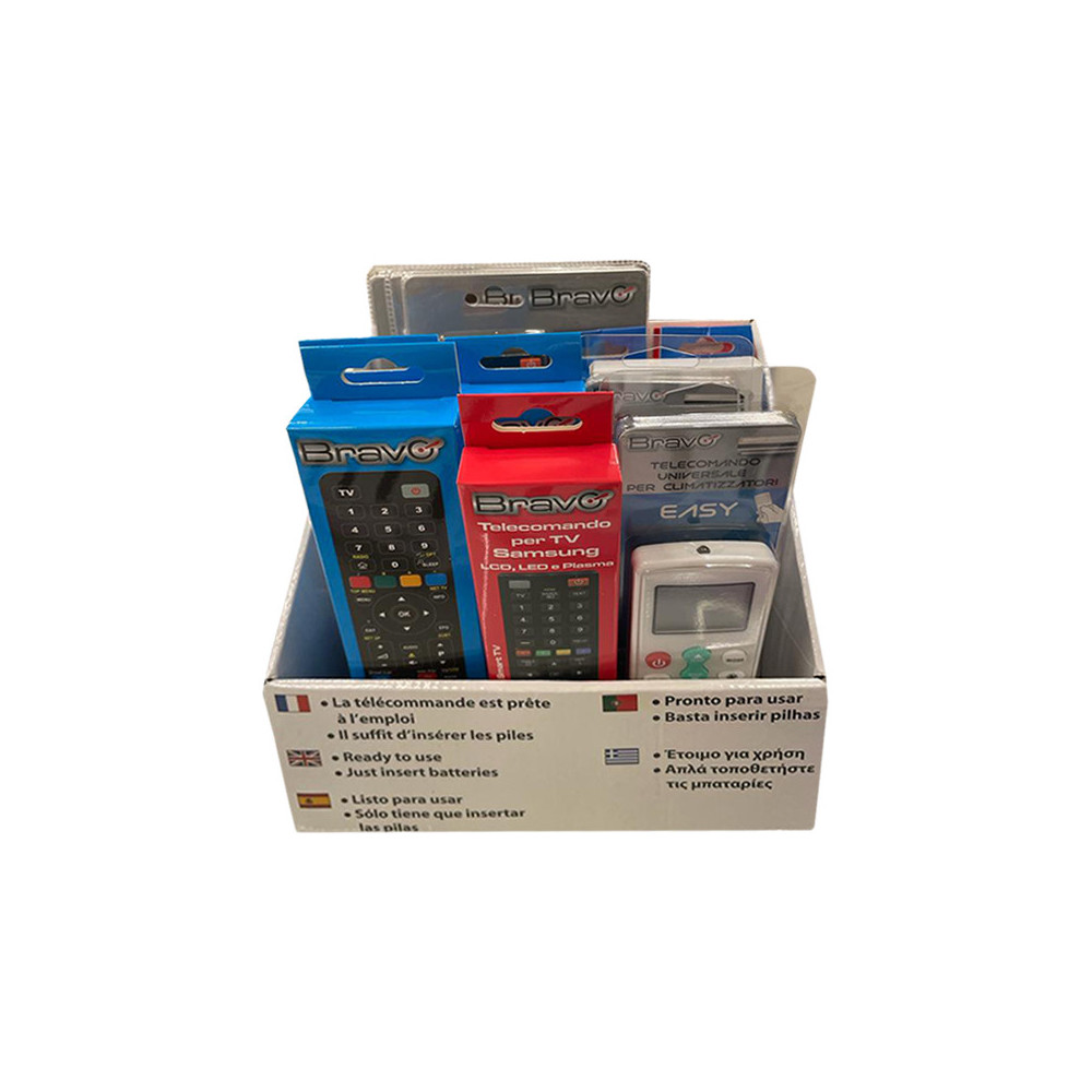 BRAVO KIT - EASY (2) + 6 TOP BRANDS (2) + BRAND 1 (1) + BRAND 2 (1) + TECHNO 3 (2) + PROGRAMMATORE (1) + ESPOSITORE DA BANCO