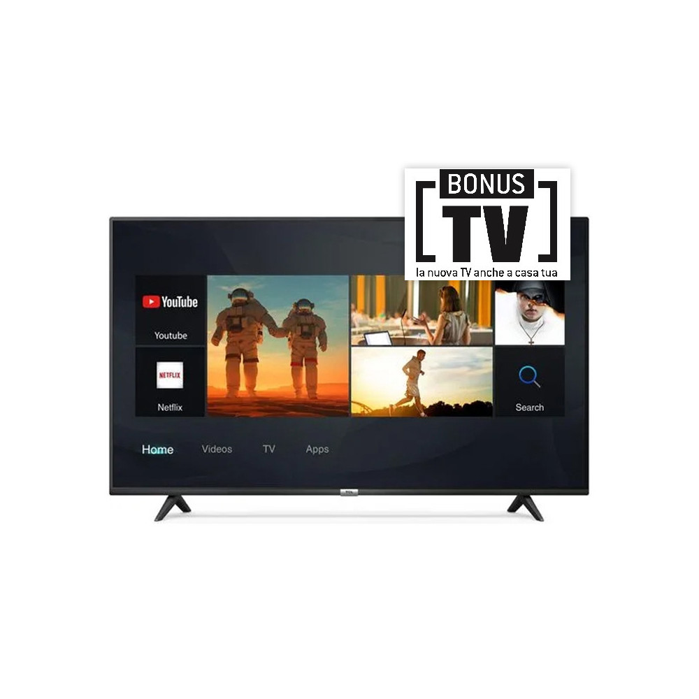 TCL 43P610 - 43 SMART TV LED 4K - BLACK - IT