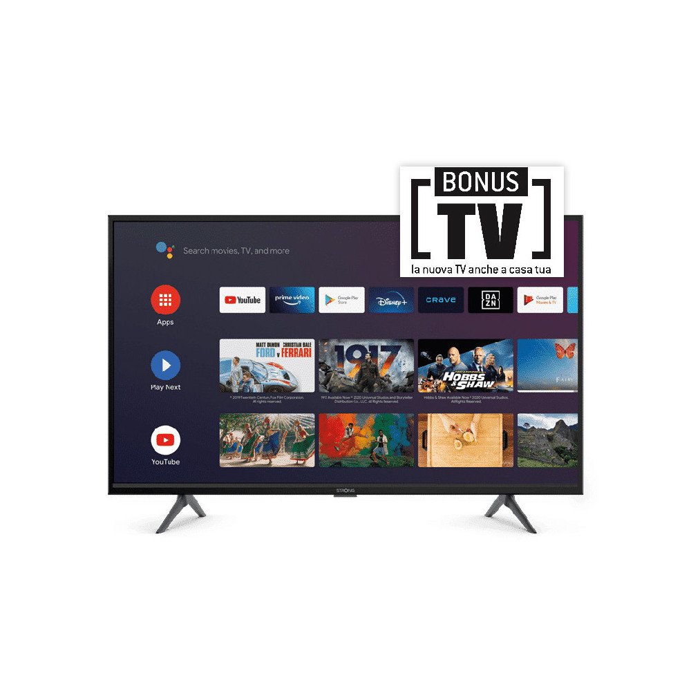STRONG SRT32HC5433/U - 32 ANDROID TV LED HD  - BLACK - IT
