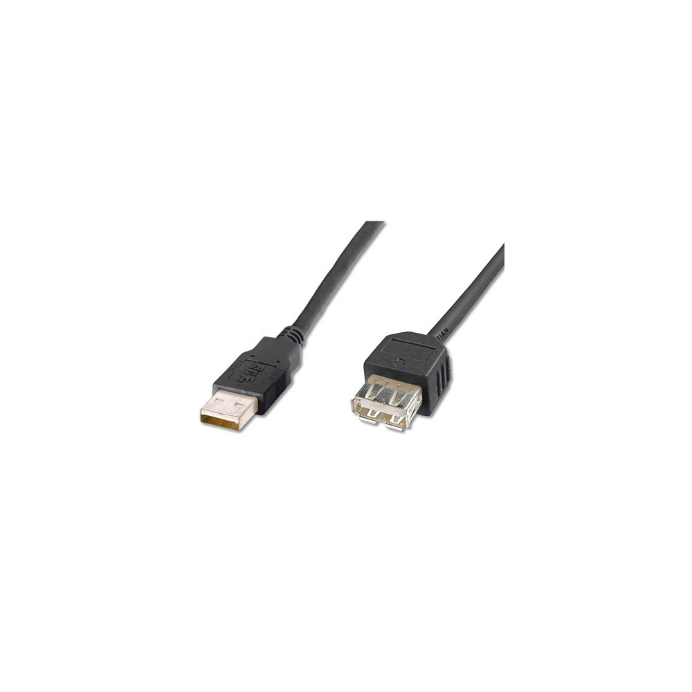 CAVO PROLUNGA USB 1.8MT BLACK M/F