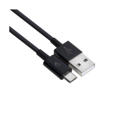 VULTECH SM-T112BK - CAVO USB / MICRO USB -RIVESTIMENTO TPE - 1M - COLORE NERO