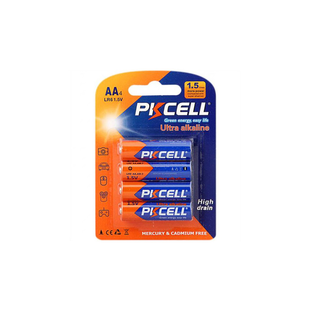 BLISTER 4 STILO PKCELL AA LR6 ULTRA ALCALINE