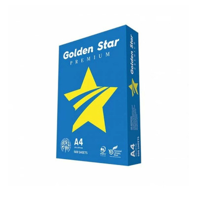 CARTA A4 80GR WHITE 210x297 GOLDEN STAR Premium - PEDANA 240 RISME