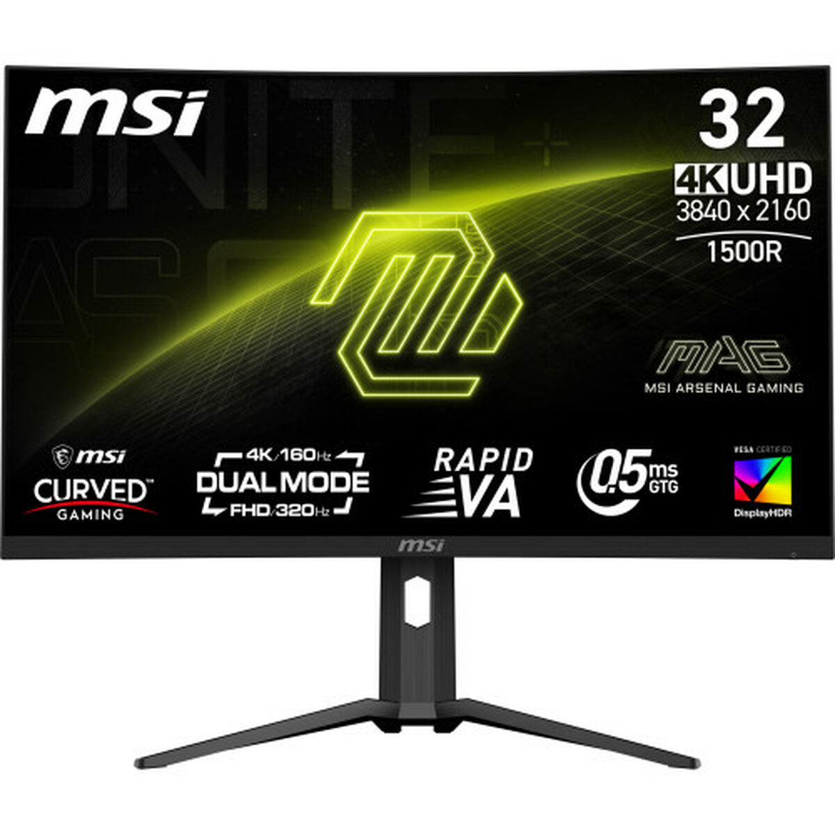 4711377257060_M0326036_P00.jpg Monitor Gaming MSI MAG 321CUPDF 4K Ultra HD 32" - immagine 1