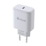 Caricabatterie da Parete Muvit SN-TC650AD1E45A Bianco 45 W