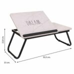 Scrivania Pieghevole Alexandra House Living Bianco 35 x 20 x 61 cm - immagine 6