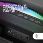 Altoparlante Bluetooth Portatile Mars Gaming MS-PULSE BT 5.3 Nero 4 W 50 W - immagine 8